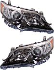 Driver and Passenger Side Headlights, without Bulbs, HID/Xenon, without HID Bulbs and ballast