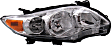 Driver and Passenger Side Halogen Headlight, Without bulb(s), OE Replacement
