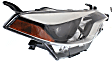 Driver and Passenger Side LED Headlight, With bulb(s), OE Replacement