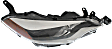 Driver and Passenger Side LED Headlight, With bulb(s), OE Replacement