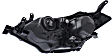 Driver and Passenger Side LED Headlight, With bulb(s), OE Replacement