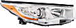 2016 Toyota Highlander - Driver and Passenger Side Halogen Headlight, With bulb(s), OE Replacement