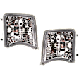 Front, Driver and Passenger Side Turn Signal Light, Without bulb(s)