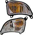 Front, Driver and Passenger Side Turn Signal Light, With bulb(s), CAPA Certified