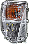 Front, Driver and Passenger Side Turn Signal Light, With bulb(s)