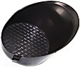 Fog Light Cover - Front, Driver and Passenger Side, Black