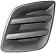 Front, Driver and Passenger Side Fog Light Cover, Black