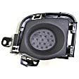 Fog Light Cover - Front, Driver and Passenger Side, Black