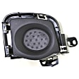 Fog Light Cover - Front, Driver and Passenger Side, Black