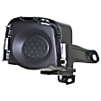 Fog Light Cover - Front, Driver and Passenger Side, Black