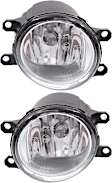 Front, Driver and Passenger Side Halogen Fog Light, With bulb(s), CAPA Certified