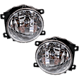 Front, Driver and Passenger Side Fog Lights, With Bulb(s), Halogen