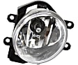 Front, Driver and Passenger Side Halogen Fog Light, With bulb(s)