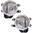 Front, Driver and Passenger Side Fog Lights, With bulb(s), Halogen