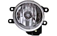 Front, Driver and Passenger Side Fog Lights, With bulb(s), Halogen