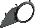 Front, Driver and Passenger Side Fog Light Trims, Black, For Models Without Park Distance Control Sensor