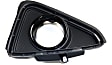 Front, Driver and Passenger Side Fog Light Trims, Textured Black, with Primed Trim, Adventure/Hybrid SE/SE/XLE Models