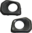2016-2019 Toyota Tacoma - Front, Driver and Passenger Side Fog Light Trims, Textured Black, Except Limited Model