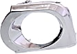 Front, Driver and Passenger Side Fog Light Trims, Chrome, For Models With Appearance Package