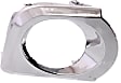 Front, Driver and Passenger Side Fog Light Trims, Chrome, For Models With Appearance Package