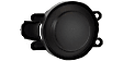 Fog Light Cover - Front, Driver and Passenger Side, Black