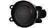 Fog Light Cover - Front, Driver and Passenger Side, Black