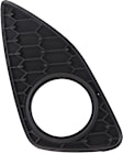 Driver and Passenger Side Fog Light Trim, Textured Black