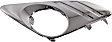 2014-2023 Toyota Camry L - Front, Driver and Passenger Side Fog Light Trims, Chrome, For Models With Fog Light Holes