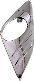 2014-2023 Toyota Camry L - Front, Driver and Passenger Side Fog Light Trims, Chrome, For Models With Fog Light Holes