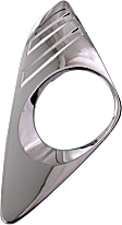 2014-2023 Toyota Camry L - Front, Driver and Passenger Side Fog Light Trims, Chrome, For Models With Fog Light Holes
