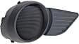Fog Light Cover - Front, Driver and Passenger Side, Black