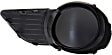 Fog Light Cover - Front, Driver and Passenger Side, Black