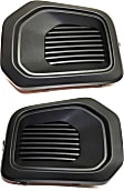 2021 Toyota Tacoma - Front, Driver and Passenger Side Fog Light Cover, Textured Black