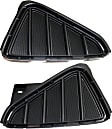 Fog Light Cover - Front, Driver and Passenger Side, Textured Black