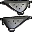 2018 Toyota Prius - Front, Driver and Passenger Side Fog Light Cover, Textured Black