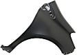 Front, Driver and Passenger Side Fenders, Without turn signal light hole, Japan Built Vehicle, For Models With Rear Intermittent Wiper