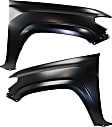 2016-2023 Toyota Tacoma - Front, Driver and Passenger Side Fenders, For Models Without Wheel Opening Mouldings, CAPA CERTIFIED