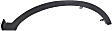 Front, Driver and Passenger Side Fender Trim, Textured Black, North America Built Vehicle