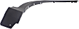Front, Driver and Passenger Side Fender Trim, Textured Black, North America Built Vehicle