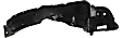 2010 Toyota Corolla - Front, Driver and Passenger Side Fender Liner