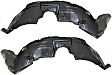 Front, Driver and Passenger Side, Fender Liner