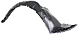 2010 Toyota Prius - Front, Driver and Passenger Side Fender Liner