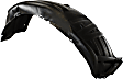 Front, Driver and Passenger Side, Fender Liner