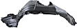 2012 Toyota Highlander - Front, Driver and Passenger Side Fender Liner, For Models Without Towing Package
