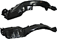 Front, Driver and Passenger Side, Fender Liner