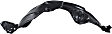 Front, Driver and Passenger Side, Fender Liner