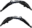 Front, Driver and Passenger Side, Fender Liner