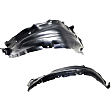 Front, Driver and Passenger Side, Front Section, Fender Liner