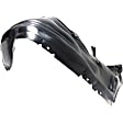 Front, Driver and Passenger Side, Front Section, Fender Liner
