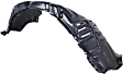 Front, Driver and Passenger Side, Fender Liner